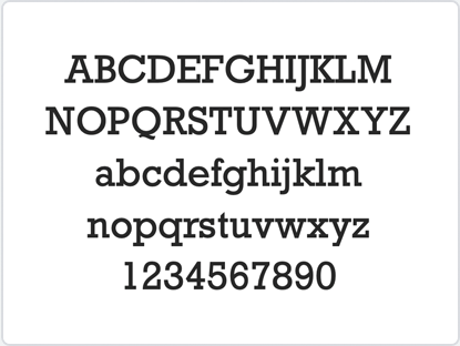 Rockwell Font