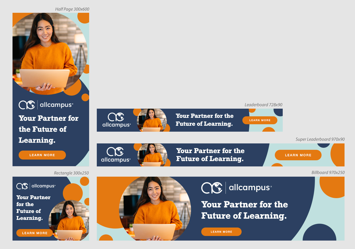Display Banners - Your Partner for the Future of Learning - Catalina Blue